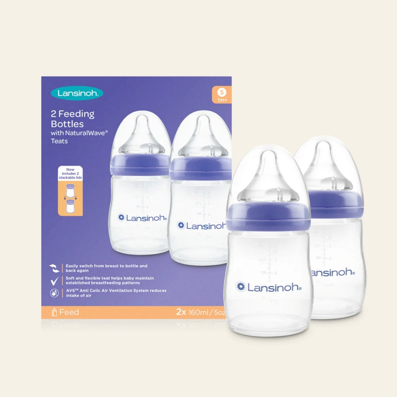 Шишета с биберон NaturalWave 2 х 160 мл.