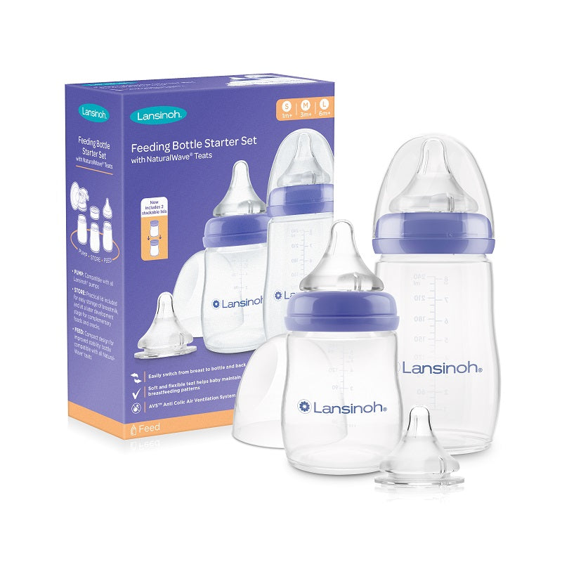 Комплект Шишета с биберон NaturalWave Starter Set 160мл/240 мл