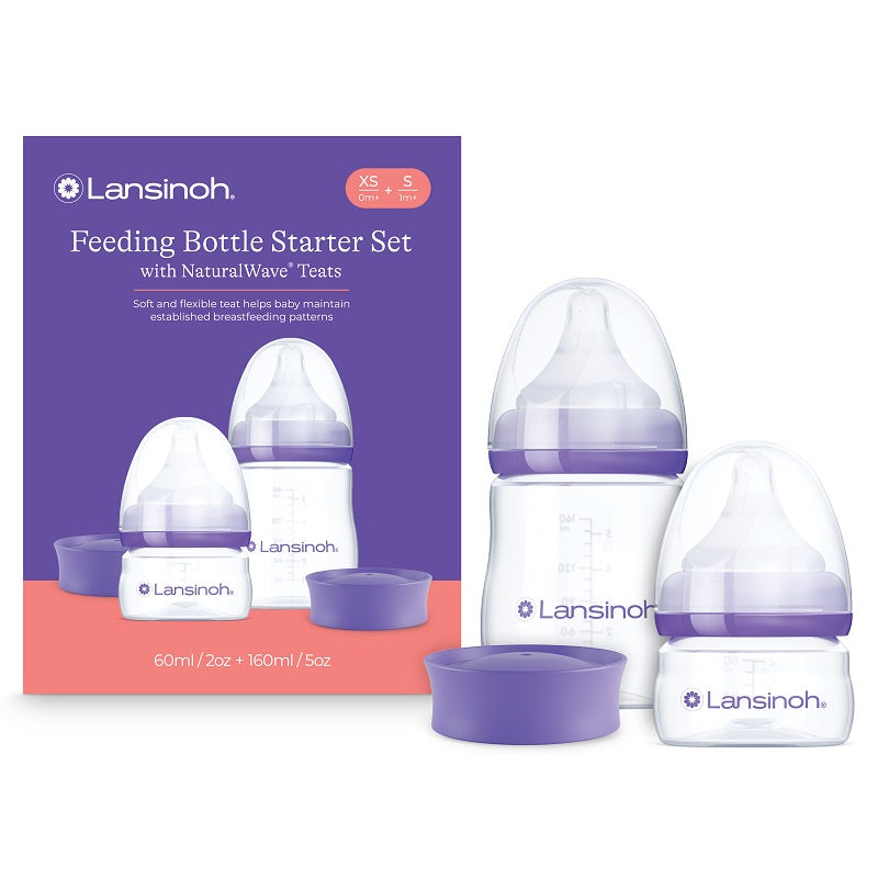 Комплект Шишета с биберон NaturalWave Starter Set 60 мл/160 мл