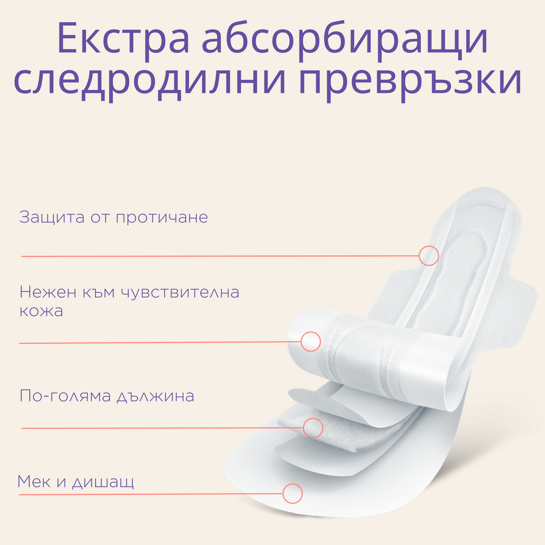 Следродилни превръзки L размер